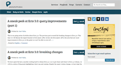 Desktop Screenshot of blog.plataformatec.com.br